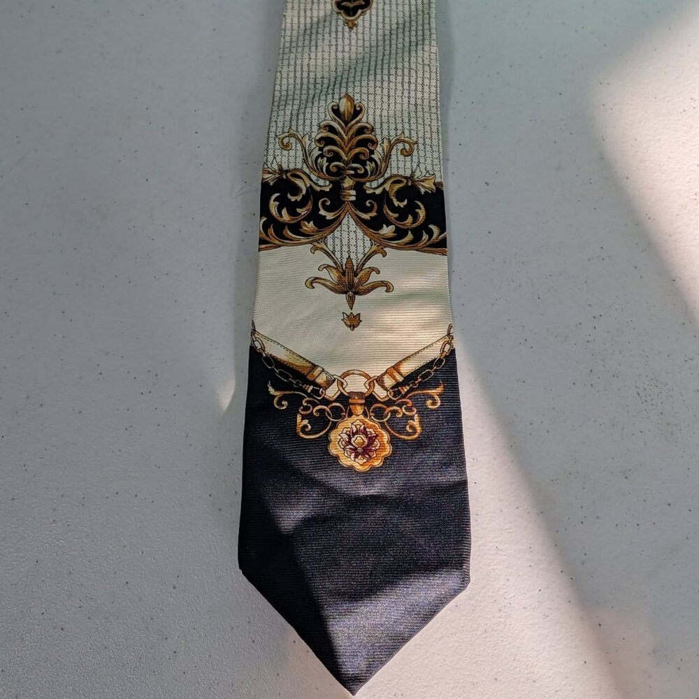 Hollywood Studio Accessori 100% Silk Made In Korea necktie‎